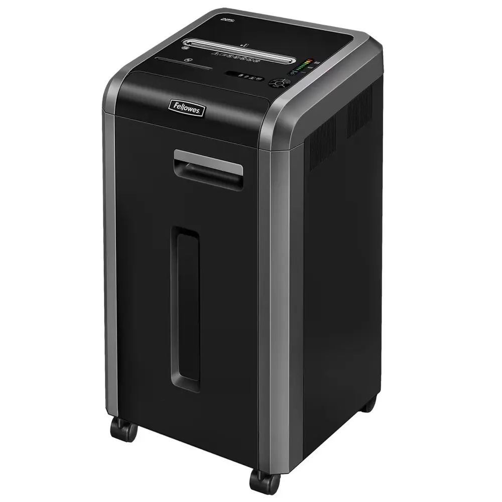 Destructeur De Papier Déchiqueteuse de Bureau  Fellowes Powershred 225Ci Coupe croisée 60 Litres 24 Feuilles -4622001-