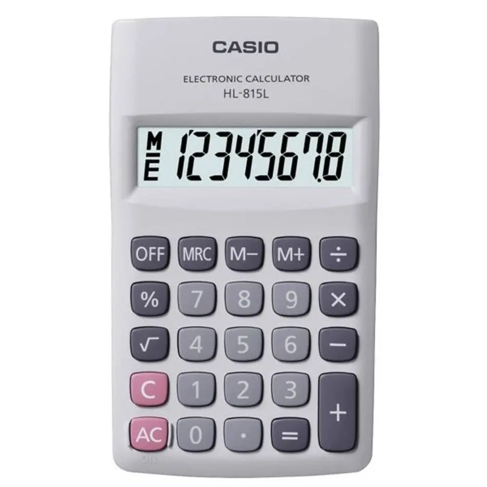 Calculatrice Casio HL-815L-WE Blanche