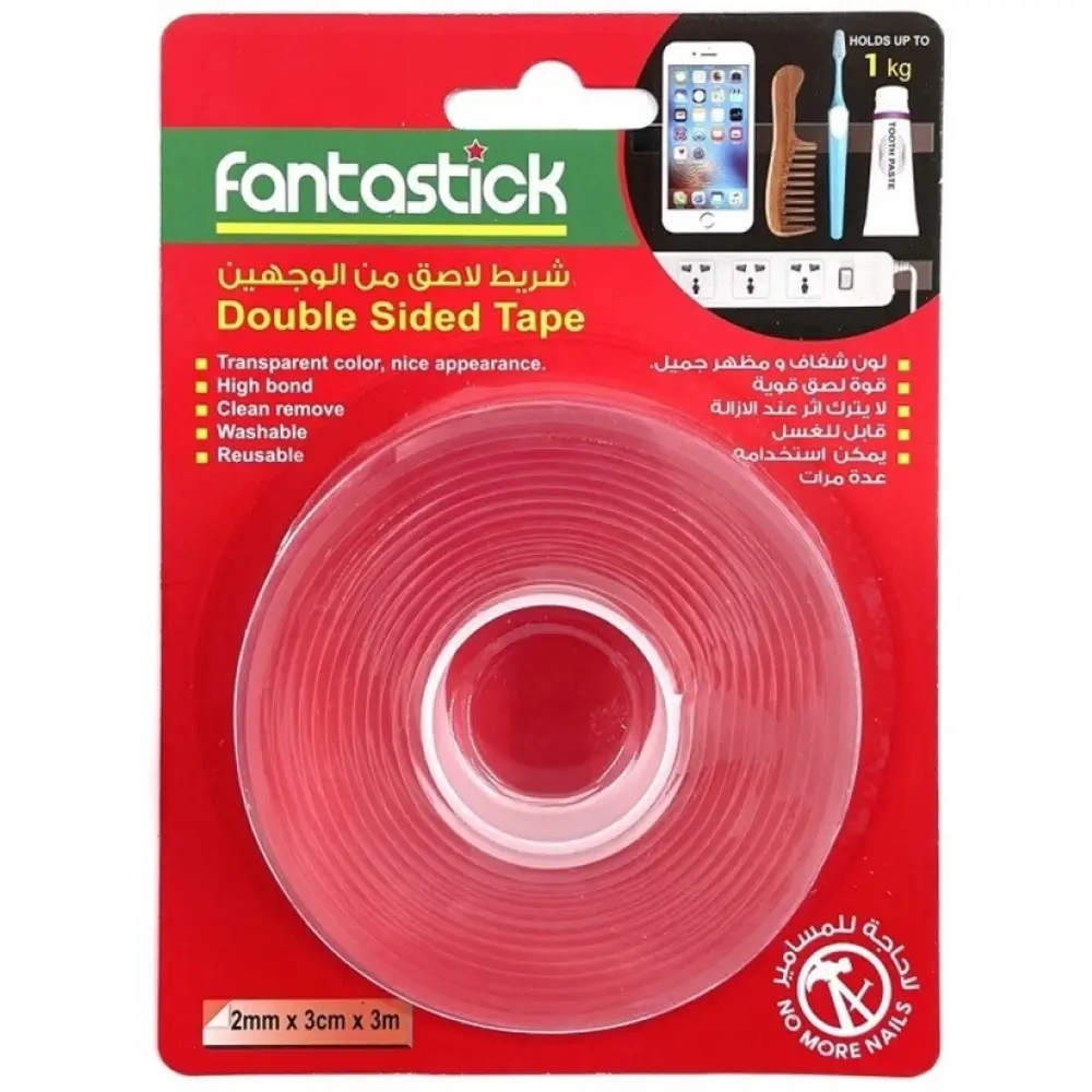 Scotch Double Face Fantastick 3cmx3m Clear TN-2303
