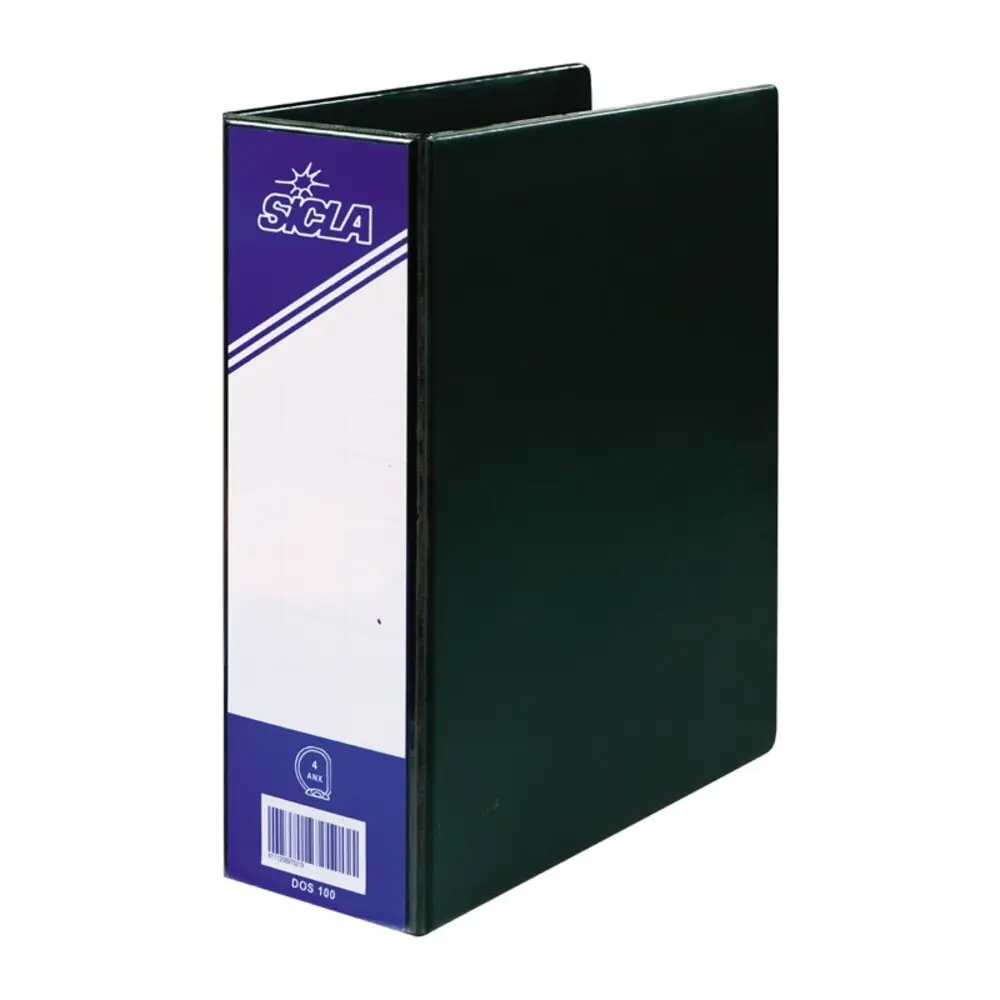 Classeur 4 Anneaux 36x26 Person. 8 CM Sicla Vert
