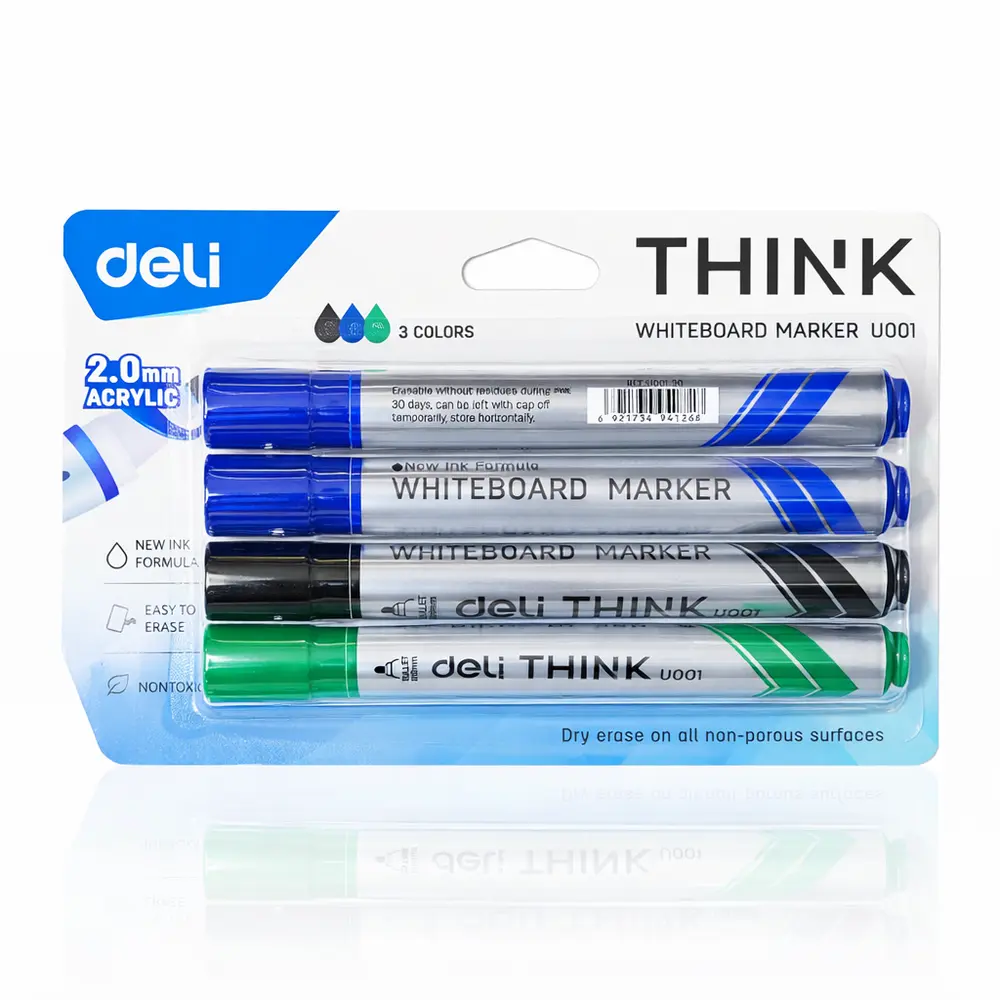 Jeu 4 Marqueur Tableau Deli Think EU00101 