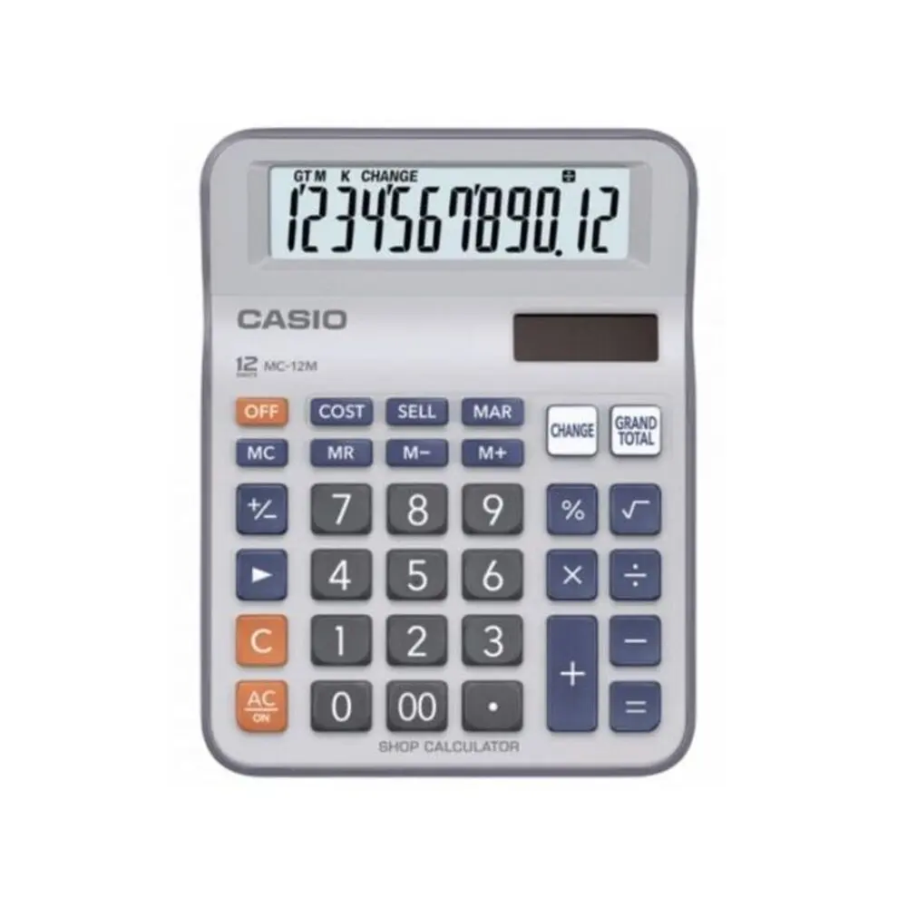 Calculatrice Casio MC-12M-W-DP