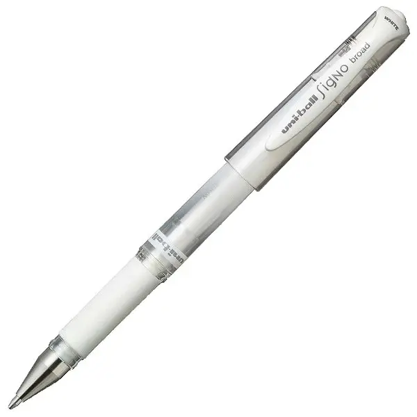 Stylo Uniball Signo UM-153 Roller Pen 1.00 MM White
