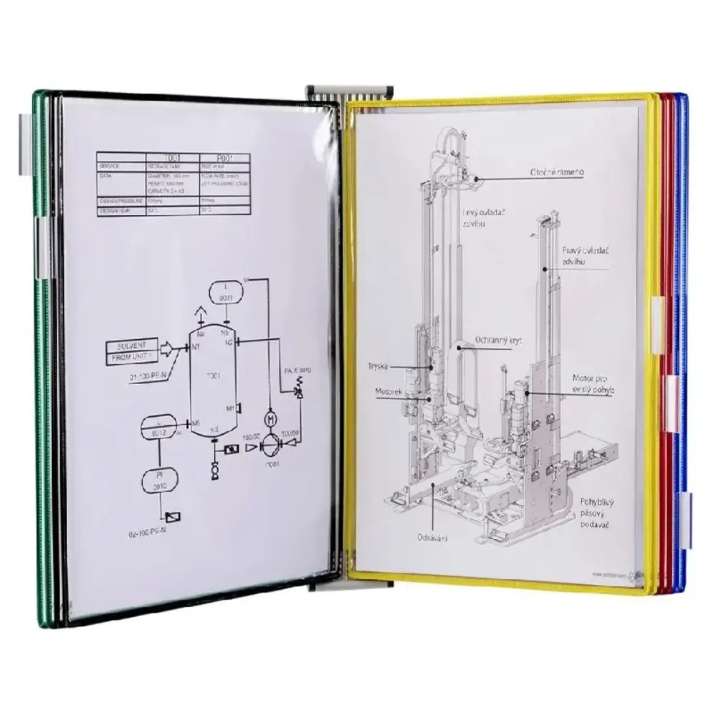Support Kit Mural Tarifold 10 Pochettes Assorties A3 413109
