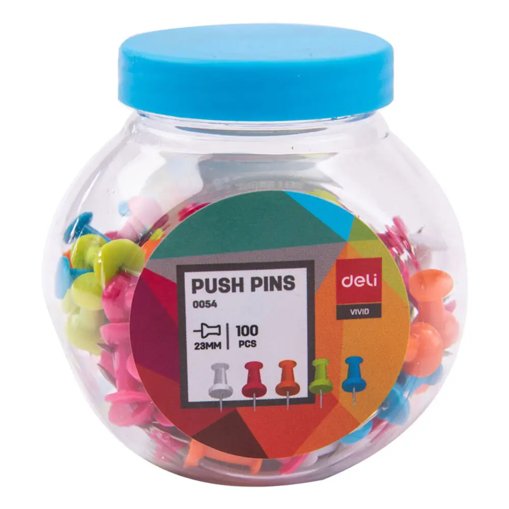 Boite Punaises Epingles Deli E0054 100 Piéces