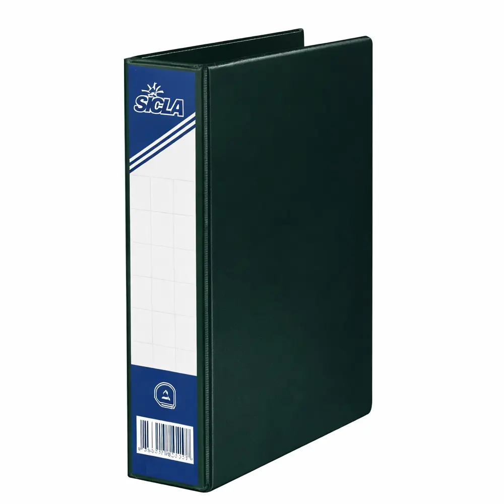 Classeur 4 Anneaux 36x26 Person. 4 CM Sicla Vert