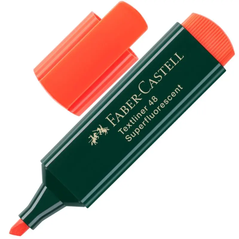 Fluorescent Textliner Faber Castell Orange 154815