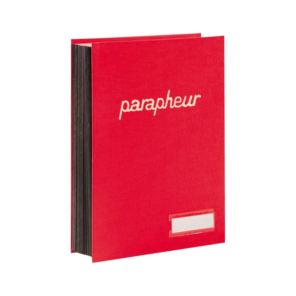 Parapheur Sicla Simili 18 Volets Rouge