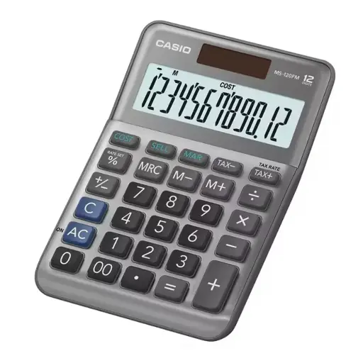 [Ms-120FM] Calculatrice Casio Ms-120FM 12 Digits