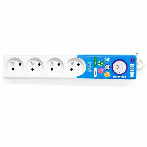 [1715/1] Multiprise Rallonge Electrique 5 Prises Ingelec 1.5M