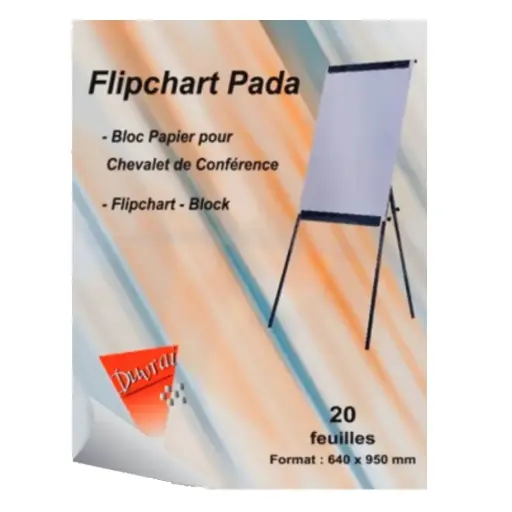 [11106] Rouleau Papier Paperboard Flip chart 20 Feuilles 70x100