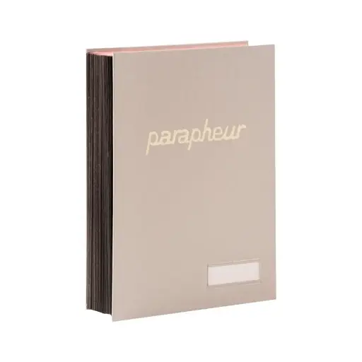 [001065] Parapheur Sicla Simili 18 Volets Gris