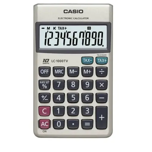 [LC-1000TV-W] Calculatrice Casio LC-1000TV-W