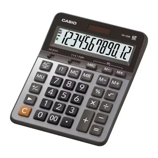 [GX-120B-W-DC] Calculatrice Casio GX-120B-W-DC