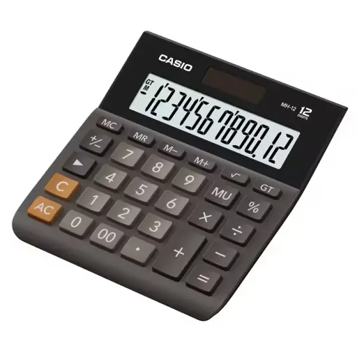 [MH-12-BK-W-DH] Calculatrice Casio MH-12-BK-W-DH