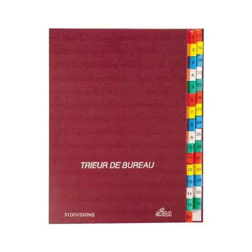 [001053] Trieur De Bureau Numérique 31 Simili Sicla Grena