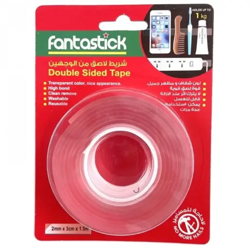 [TN-2315] Scotch Double Face Fantastick 3cmx1.5m Clear TN-2315
