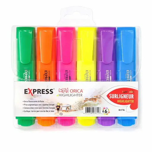 [XO-8706] Jeu de 6 Fluorescent Express Orica  XO-8706