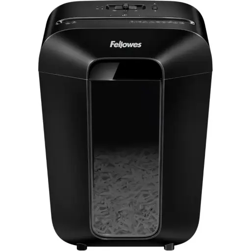 [447501] Destructeur De Papier Déchiqueteuse de Bureau Fellowes Powershred LX70 Coupe Croisée 11 Feuilles 18 Litres -447501-
