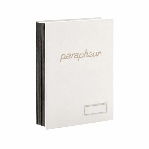 [001094] Parapheur Sicla Simili 30 Volets Blanc