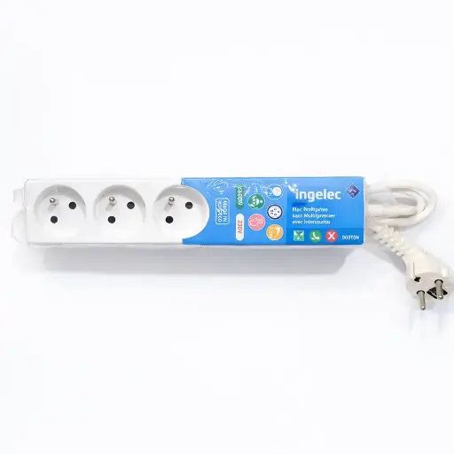 [1714/3] Multiprise Rallonge Electrique 4 Prises Ingelec 3M