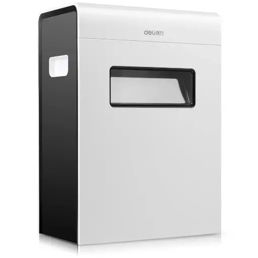 [E9921Bc] Destructeur De Papier Déchiqueteuse de Bureau Deli E9921Bc 6 Sheets 16 Litres