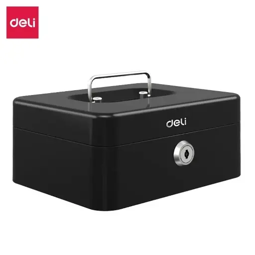 [ET500] Caisse Monnaie Cash Box Deli ET500 Noir