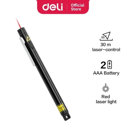 [3933] Stylo Présentation Laser Pointeur Pen Deli 3933
