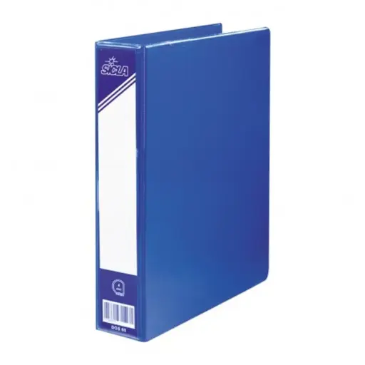 [ART0096252] Classeur 4 Anneaux 36x26 Person. 4 CM Sicla Bleu